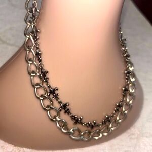Stigma Silver Chain Necklace